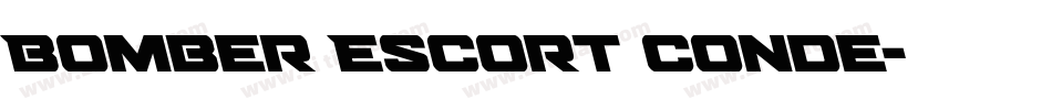 Bomber Escort Conde字体转换